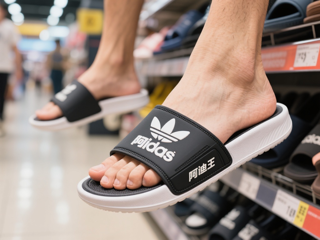 经典阿迪王!遇到这双阿迪拖鞋,你会心动入手吗? 在炎热的夏日,一双舒适又时尚的拖鞋成为了