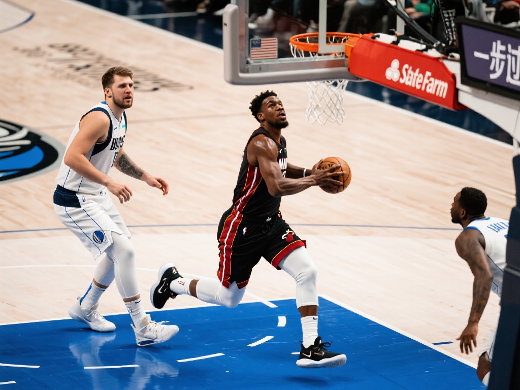 闪电突破!巴特勒晃过东契奇轻松上篮得分 让我们以这次“一步过”为例,拆解一下巴特