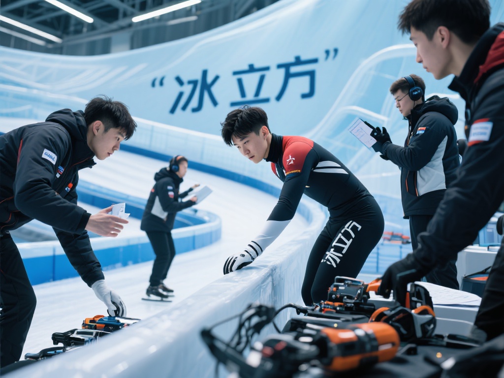 在“冰立方”团队的配合下，尤彦贺展现了令